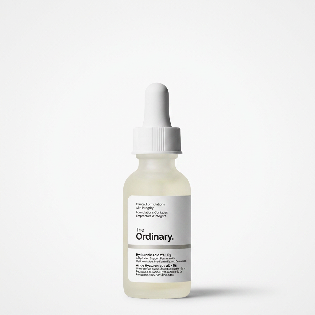 The Ordinary Hyaluronic Acid 2% + B5 (with Ceramides), Hyaluronsaeure + B5 (mit Ceramiden), Tiefenwirksames Hydrationsserum fuer vitalere, glattere Haut, 30ml